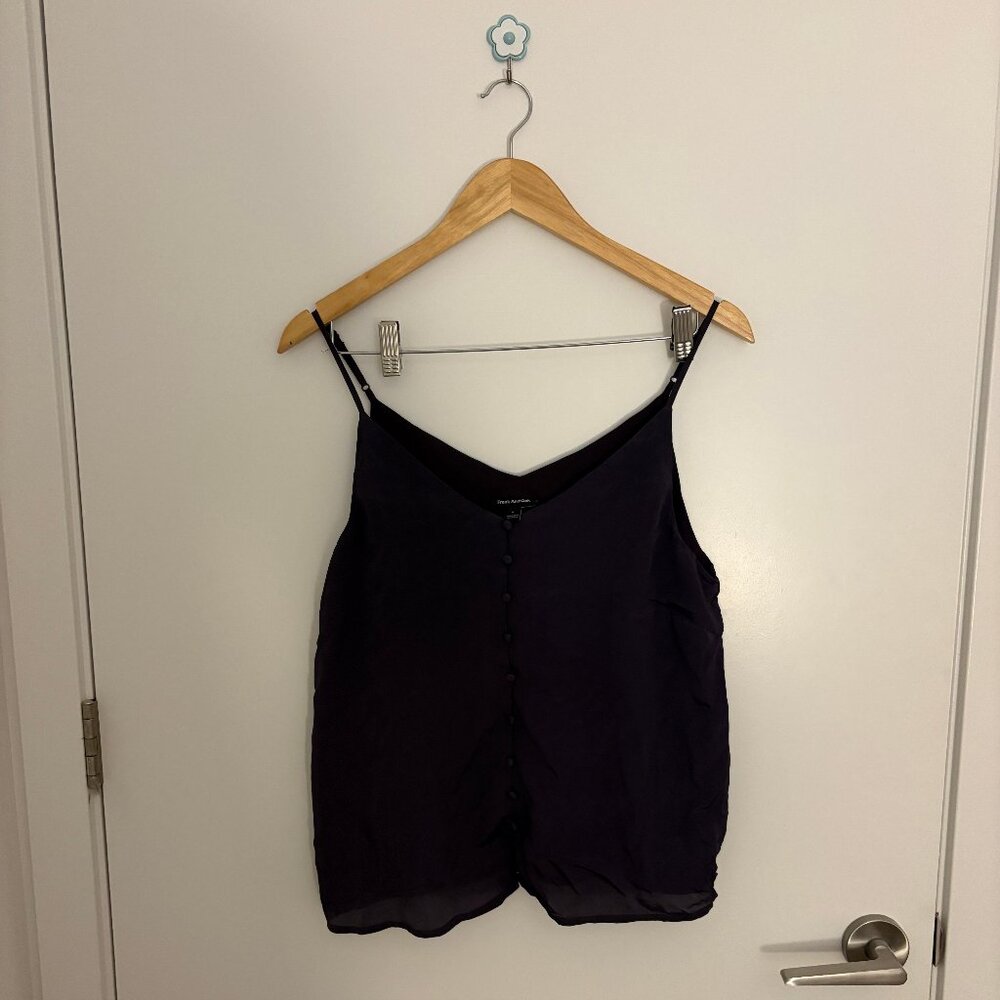 Purple Frank and oak buttoned cami
